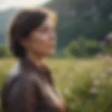 A serene landscape symbolizing tranquility during menopause