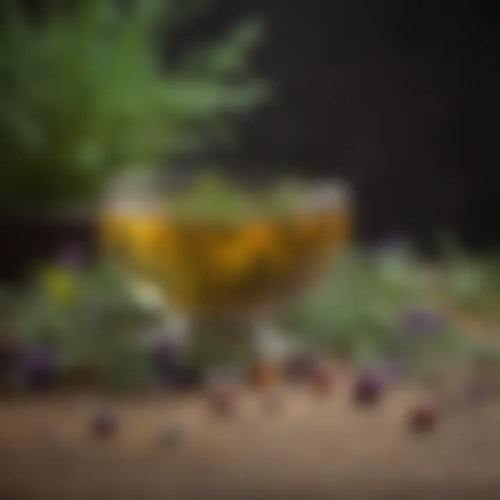 A vibrant display of various herbs known for their antiparasitic properties