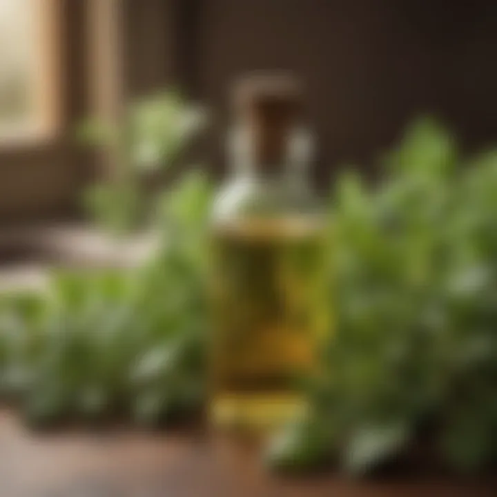 A serene environment depicting holistic health practices