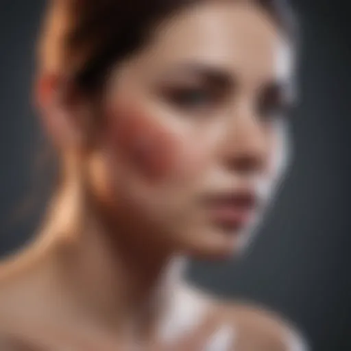 Illustration depicting the pathophysiology of lupus.