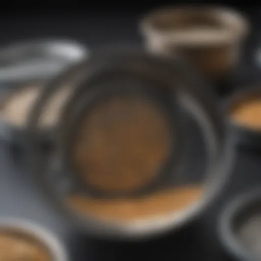 Comparison of various sieve types used in particle size analysis