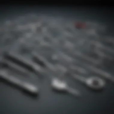 Surgical instruments arranged for pediatric appendectomy