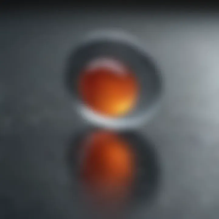 Pharmaceutical tablet blister pack on a reflective surface