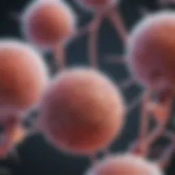 Microscopic view of fetal cells for genetic testing