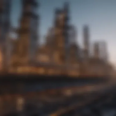 Environmental Considerations in Oil Refining Graph depicting environmental impacts of oil refining