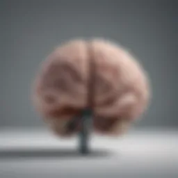 A brain under stress depicting health anxiety.