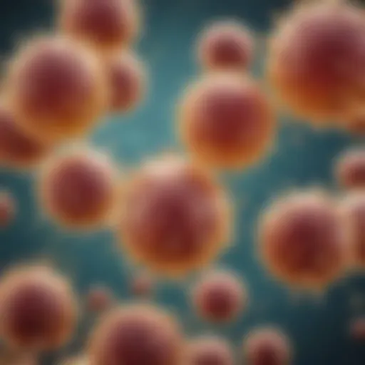 Detailed view of Staphylococcus aureus bacteria under a microscope.