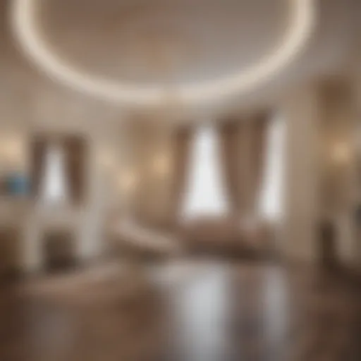 Elegant prenatal clinic interior showcasing high-end services