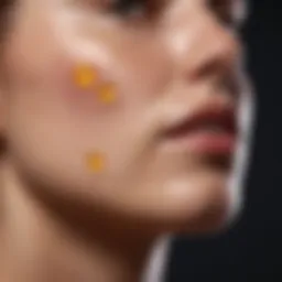 Illustration of vitamin D synthesis in the skin