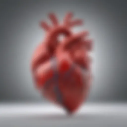 Visual representation of the connection between heart disease and obesity