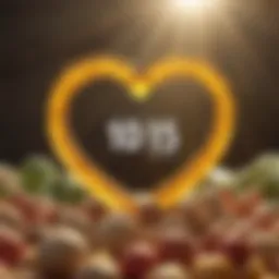 Illustration depicting vitamin D sources like sunlight and food.