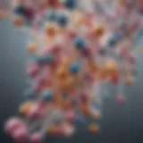 Illustration of essential amino acids structure