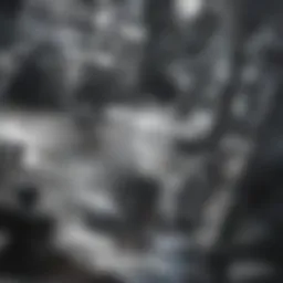 High-resolution image of a microscope observing chemical samples