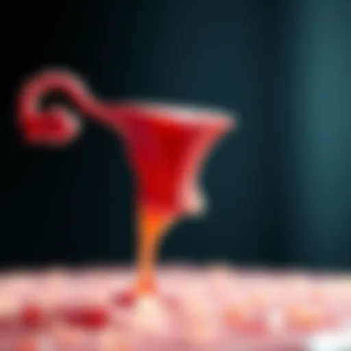 Illustration demonstrating the different types of vaginal discharge