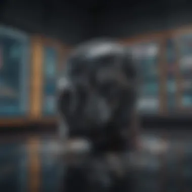 Visual representation of machine learning in finance