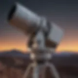 Illustration of the alt-azimuth telescope mount