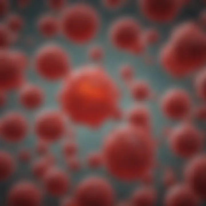 Chart illustrating chronic diseases and their impact on hematopoiesis