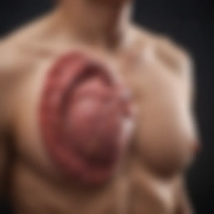 Infographic detailing diagnostic approaches for chronic pericarditis