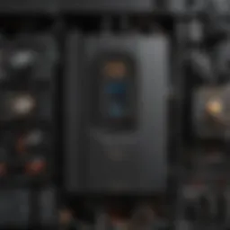 An intricate diagram illustrating the components of a UPS unit