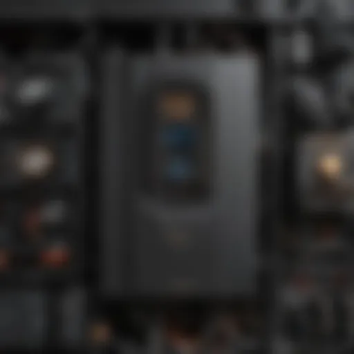 An intricate diagram illustrating the components of a UPS unit