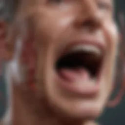 An illustration depicting the physiological aspects of diabetic tremors.