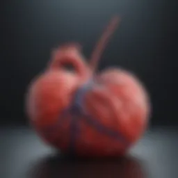 Graph illustrating ejection fraction percentages in heart failure patients