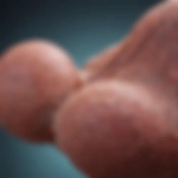 Graph showing the common symptoms associated with an enlarged prostate