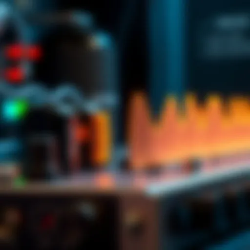 Visual representation of amplifier gain characteristics