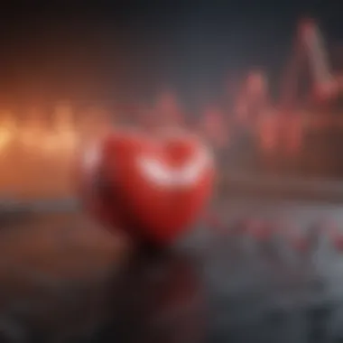 Graphical illustration of heart rate and fitness correlation