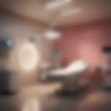 Comfortable Healthcare Setting for Patients A tranquil healthcare environment promoting comfort and care