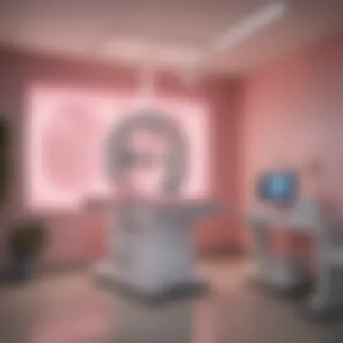 State-of-the-Art Mammography Equipment A modern mammography machine in a clinical setting