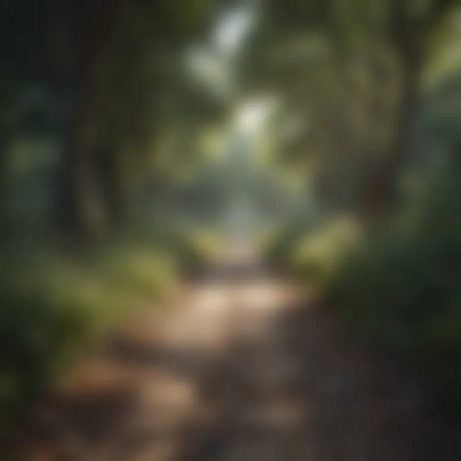 A serene landscape symbolizing mental clarity
