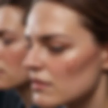 Stages of Migraine Illustration depicting the stages of a migraine, highlighting postdrome.