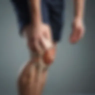 Psychosocial Effects of Knee Osteoarthritis Infographic illustrating the psychosocial effects of living with knee osteoarthritis.