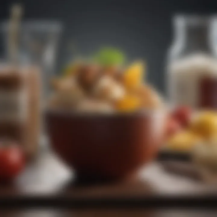 Illustration of cultural variations in portion sizes.