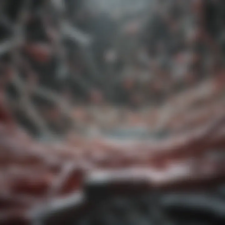 Conceptual image symbolizing donor support systems