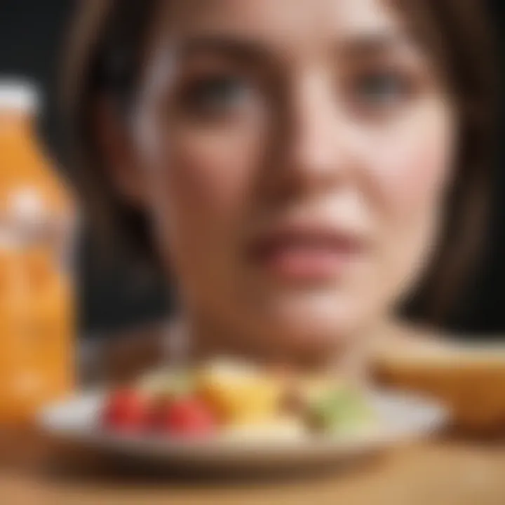A visual representation of dietary recommendations for new mothers.