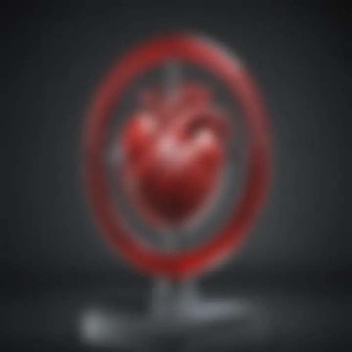 Visual representation of cardiovascular health indicators