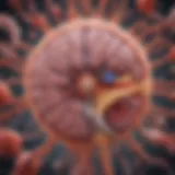 Illustration depicting the pathophysiology of sepsis