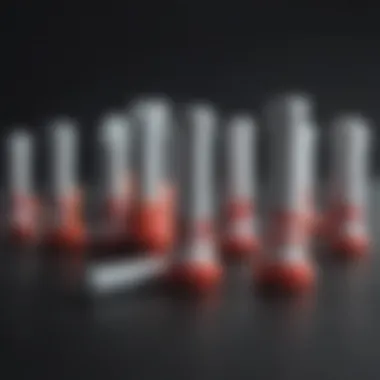 Exploring Different Types of Tampons A variety of tampon types arranged aesthetically, showcasing their differences.