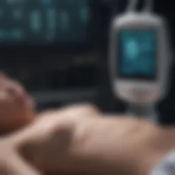 Advanced ultrasound technology showcasing fetal monitoring