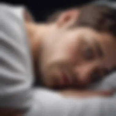 Conceptual View of Sleep Talking Conceptual illustration of sleep talking phenomenon