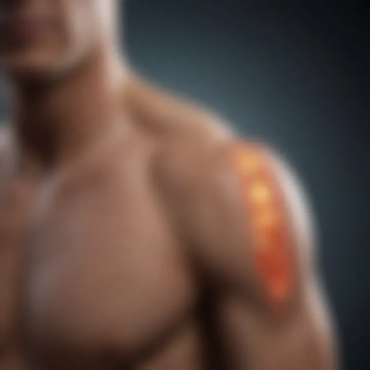 A visual depiction highlighting the importance of early diagnosis in shoulder arthritis