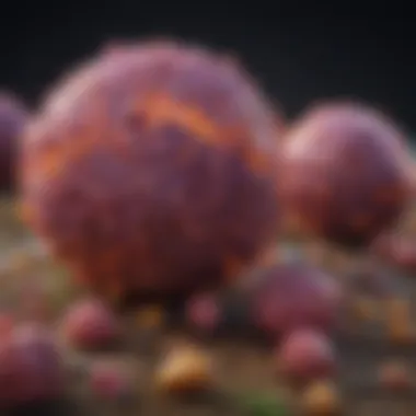 Lymphoma Growth Patterns and Metastasis Graphical representation of lymphoma growth patterns