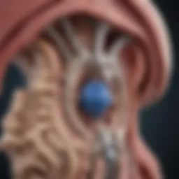 Anatomical diagram of the tricuspid valve