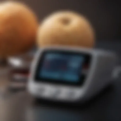 Detailed diagram of glucometer technology