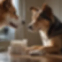 A dog receiving a Vetmedin dosage