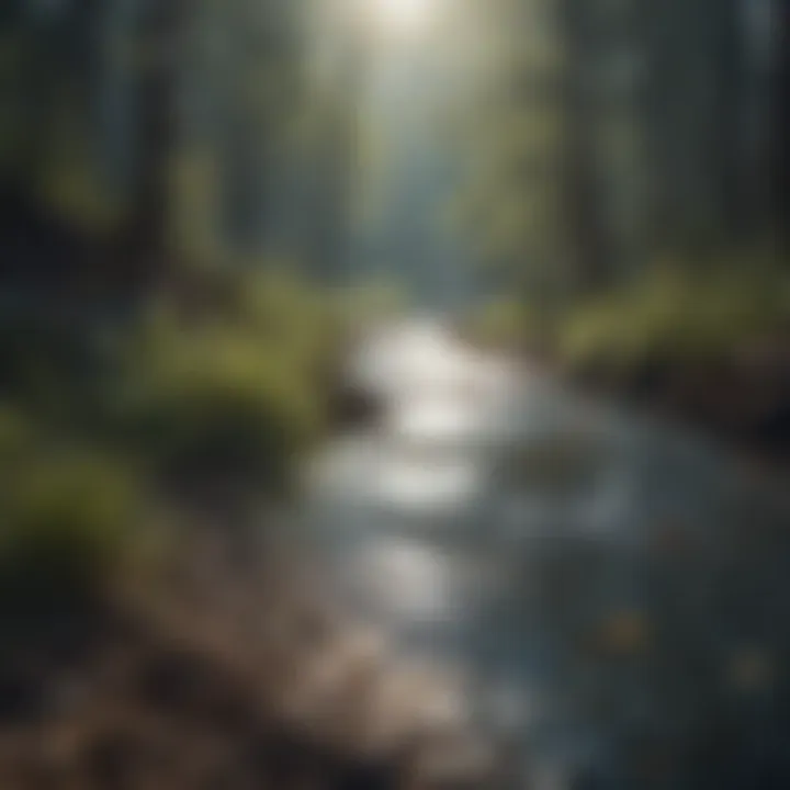 An infographic illustrating the environmental impact of water commodification