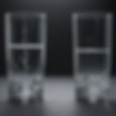 Conceptual diagram of temporary and permanent water hardness