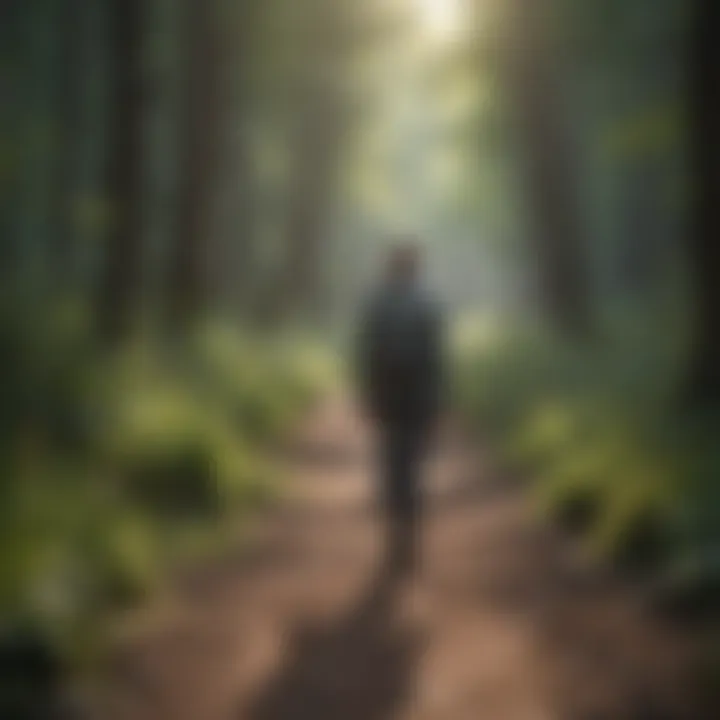 Walking in nature promoting physical activity and mental clarity